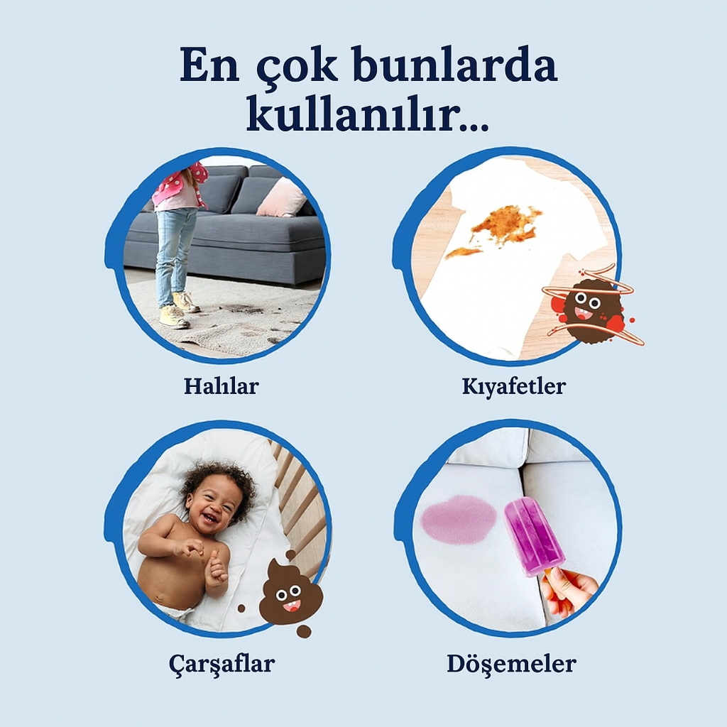ByeLeke, Leke Sihri – Çocuklar İçin Güvenli Leke Temizleyici - 3x120ML - Ekonomik 3’lü Paket